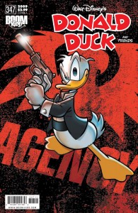 Donald Duck has a gun