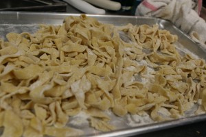 pasta is ready to boil
